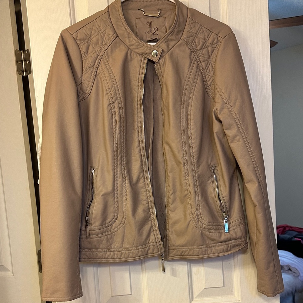 Tan Quilted Women's Jacket
